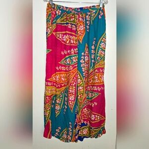 Haute Hippie Colorful Wide Leg Pants
